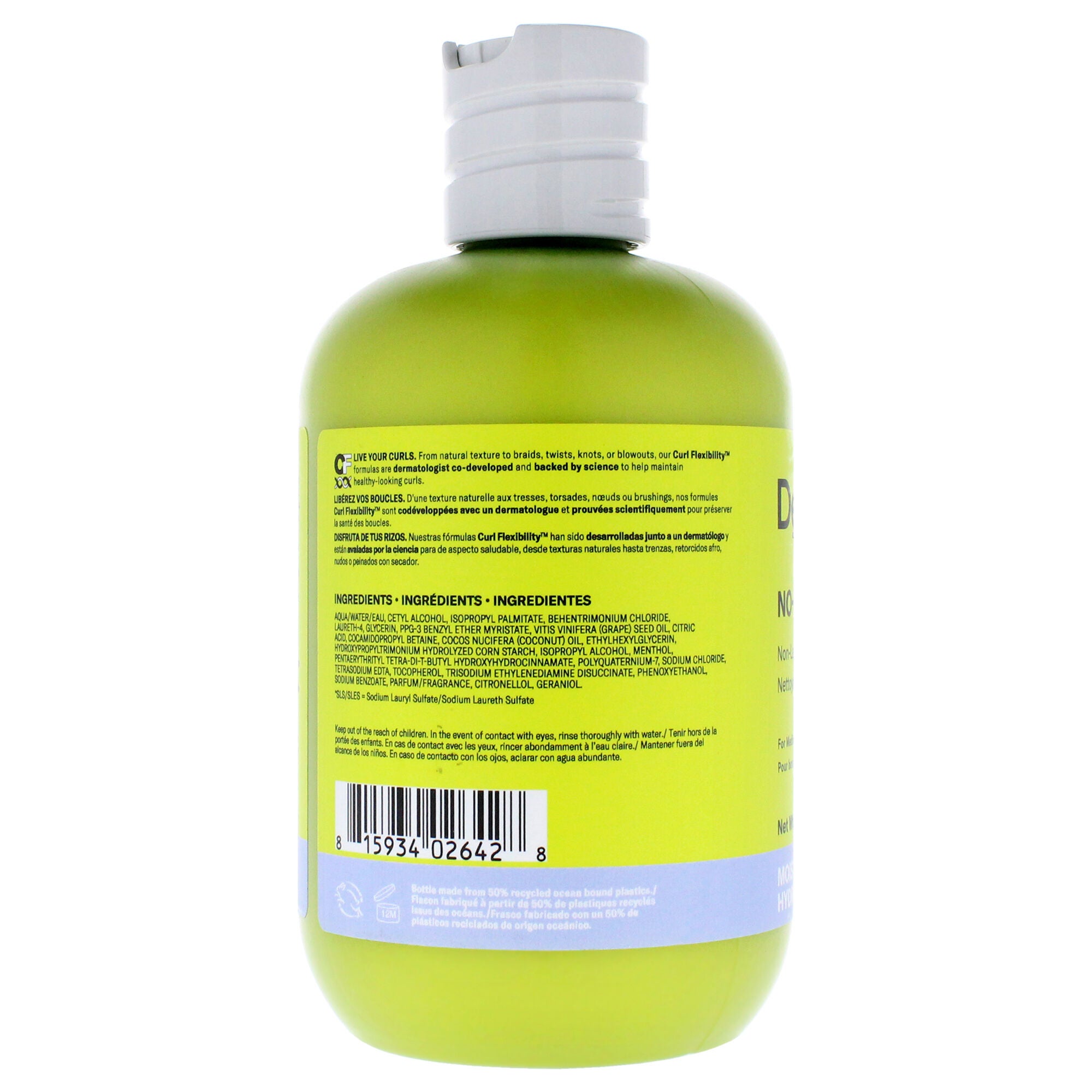 No-Poo Original-NP by DevaCurl for Unisex - 12 oz Cleanser, See Description, alternate image number 3