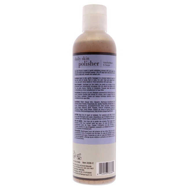 Luxury Spa Daily Skin Polisher - Vanilla Bean and Sugar by Cuccio Naturale for Unisex - 8 oz Scrub, NA, alternate image number null