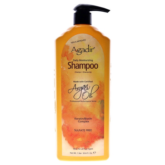 Argan Oil Daily Moisturizing Shampoo by Agadir for Unisex - 33.8 oz Shampoo, NA, hi-res image number null