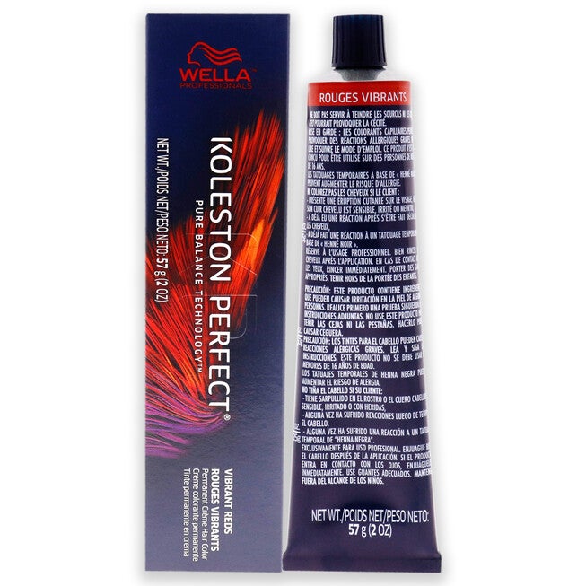 Koleston Perfect Permanent Creme Hair Color - 77 44 Intense Medium Blonde-Red Red by Wella for Unisex - 2 oz Hair Color, NA, hi-res image number null