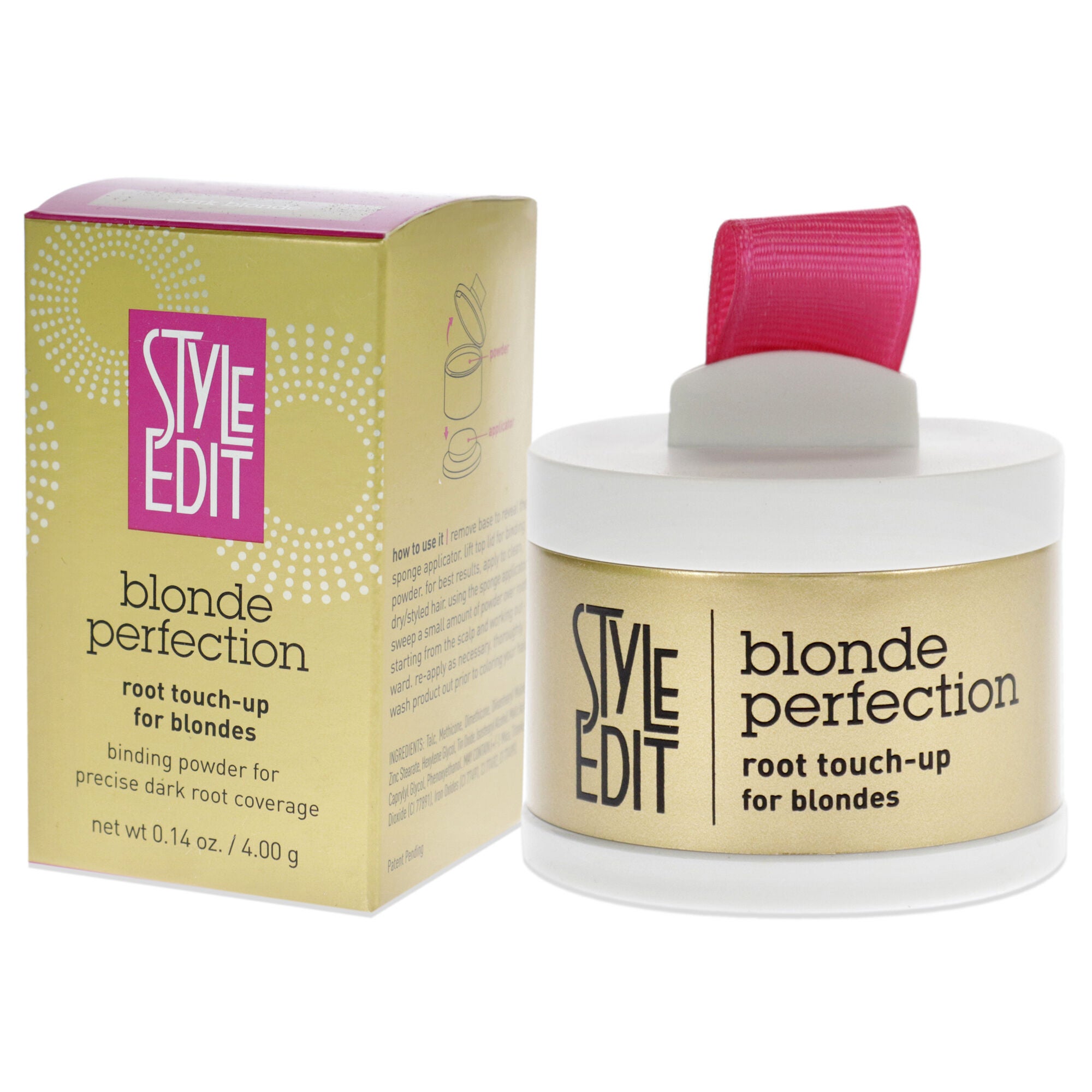 Blonde Perfection Root Concealer Touch Up Powder - Dark Blonde by Style Edit for Unisex - 0.14 oz Powder, , alternate image number 8