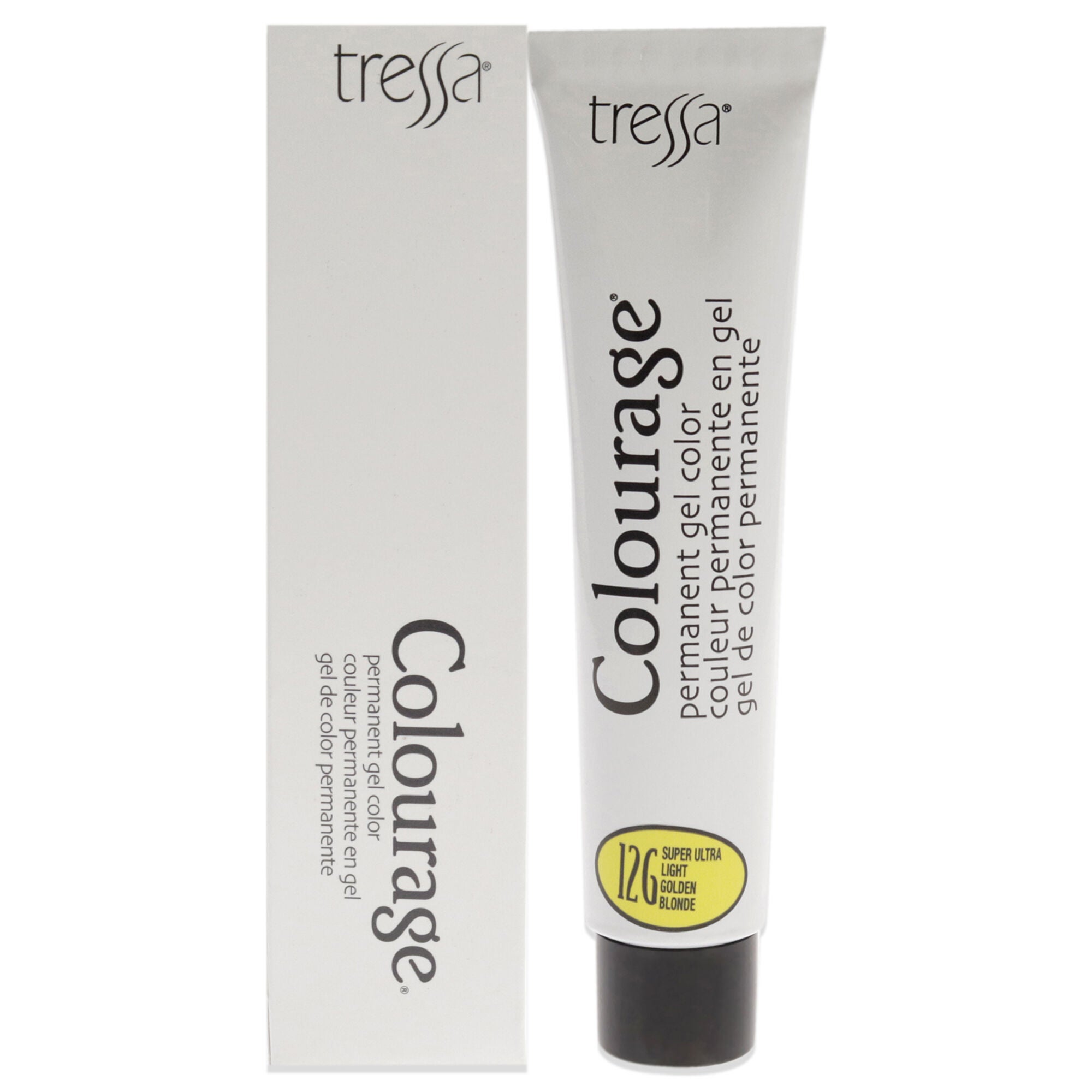 Colourage Permanent Gel Color - 12G Super Ultra Light Golden Blonde by Tressa for Unisex - 2 oz Hair Color, See Description, hi-res image number 0
