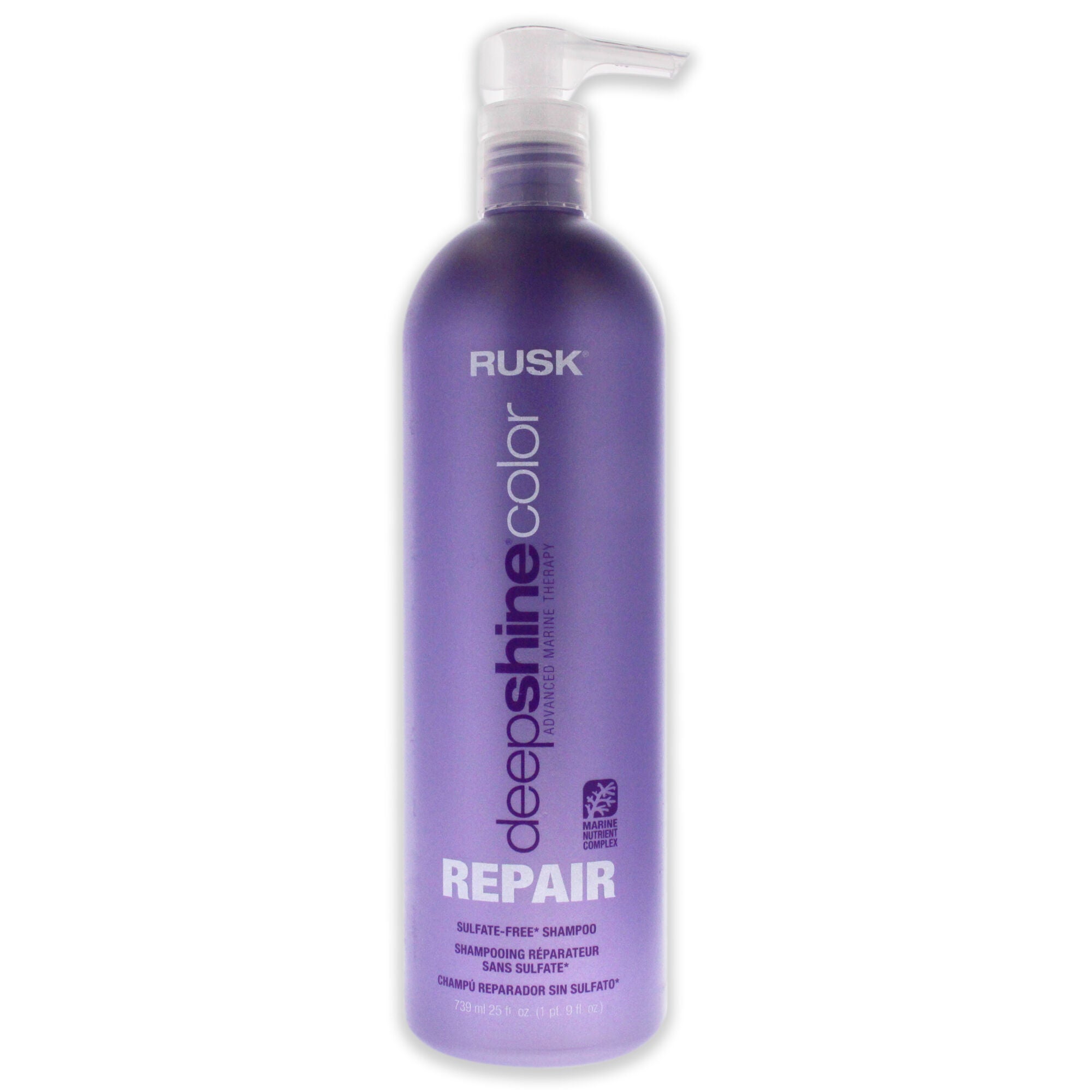 Deepshine Color Repair Sulfate-Free Shampoo by Rusk for Unisex - 25 oz Shampoo, See Description, hi-res image number 0