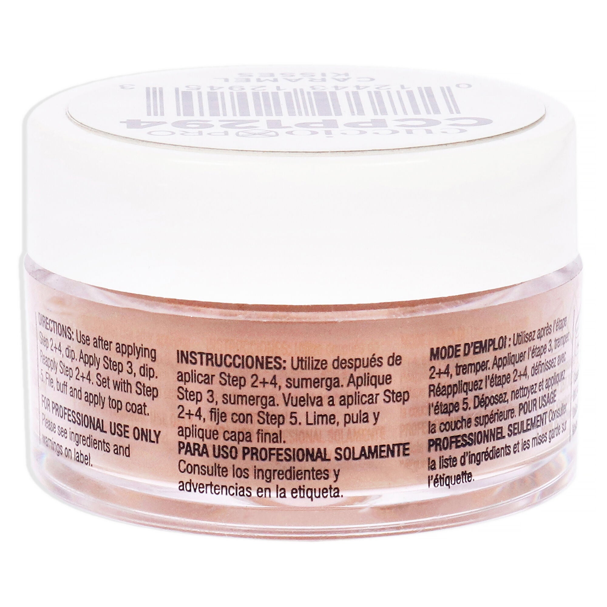 Pro Powder Polish Nail Colour Dip System - Caramel Kisses by Cuccio Colour for Women - 0.5 oz Nail Powder, See Description, alternate image number 2