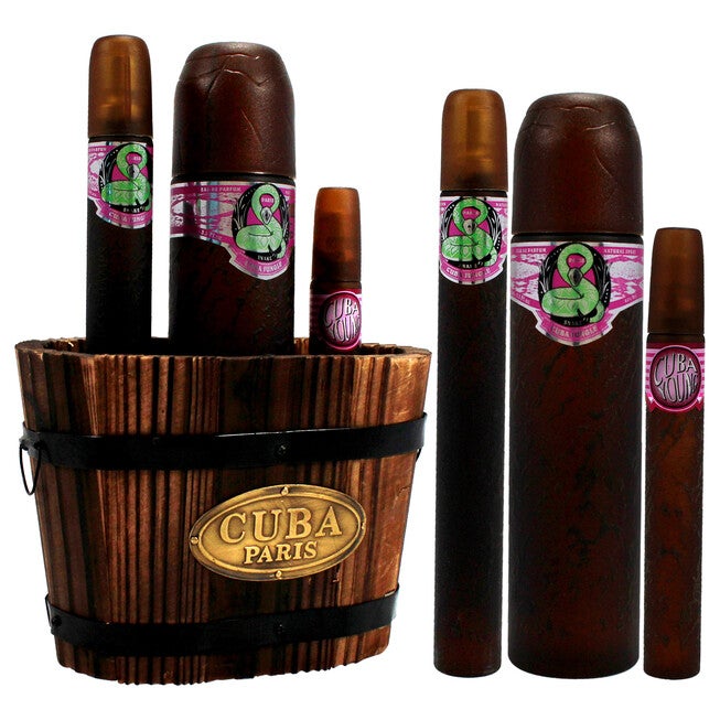 Cuba Jungle Snake by Cuba for Women - 3 Pc Gift Set 3.3oz EDP Spray, 1.17oz EDP Spray, 0.5oz EDP Spray, NA, alternate image number null