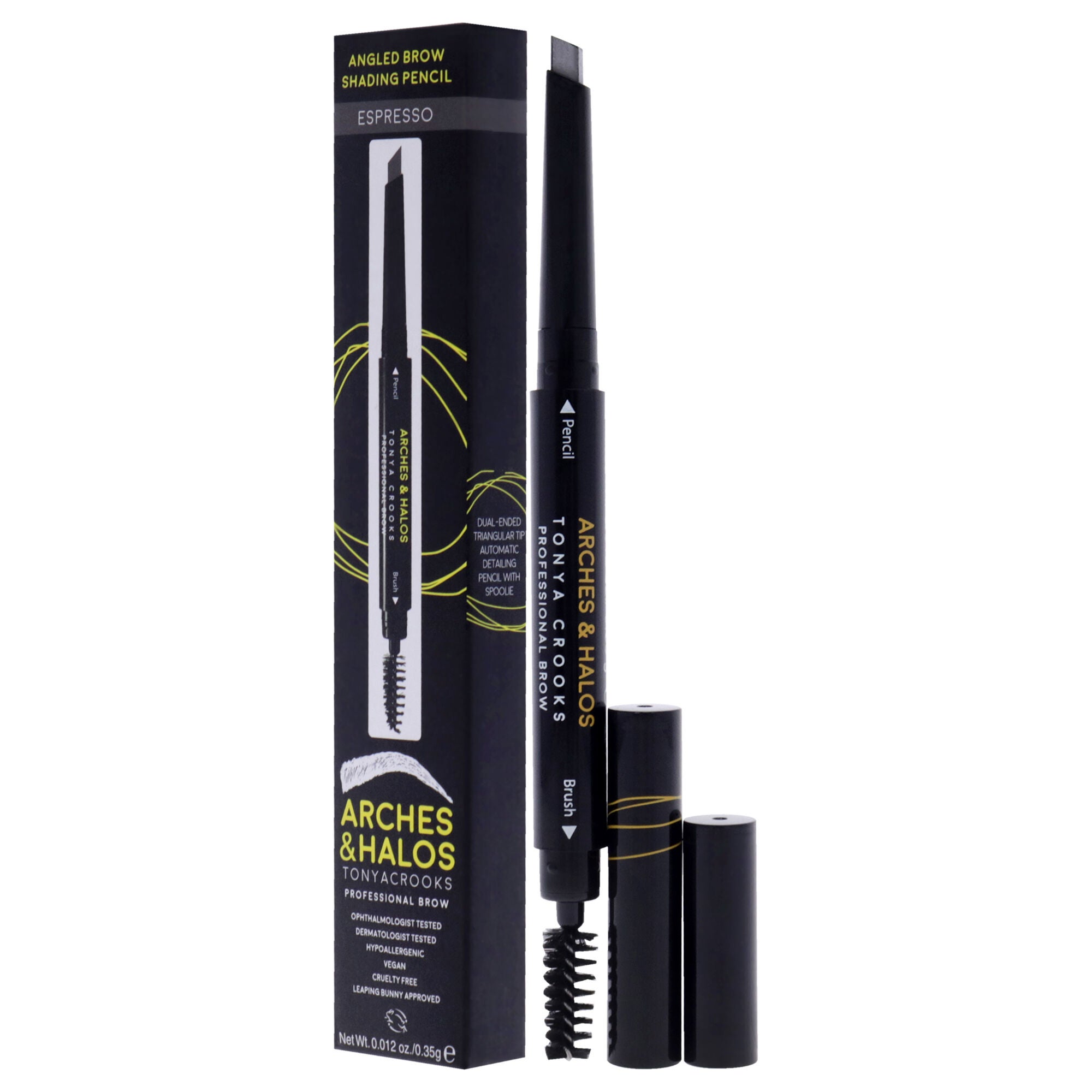 Angled Brow Shading Pencil - Espresso by Arches and Halos for Women - 0.012 oz Eyebrow Pencil, , alternate image number 7