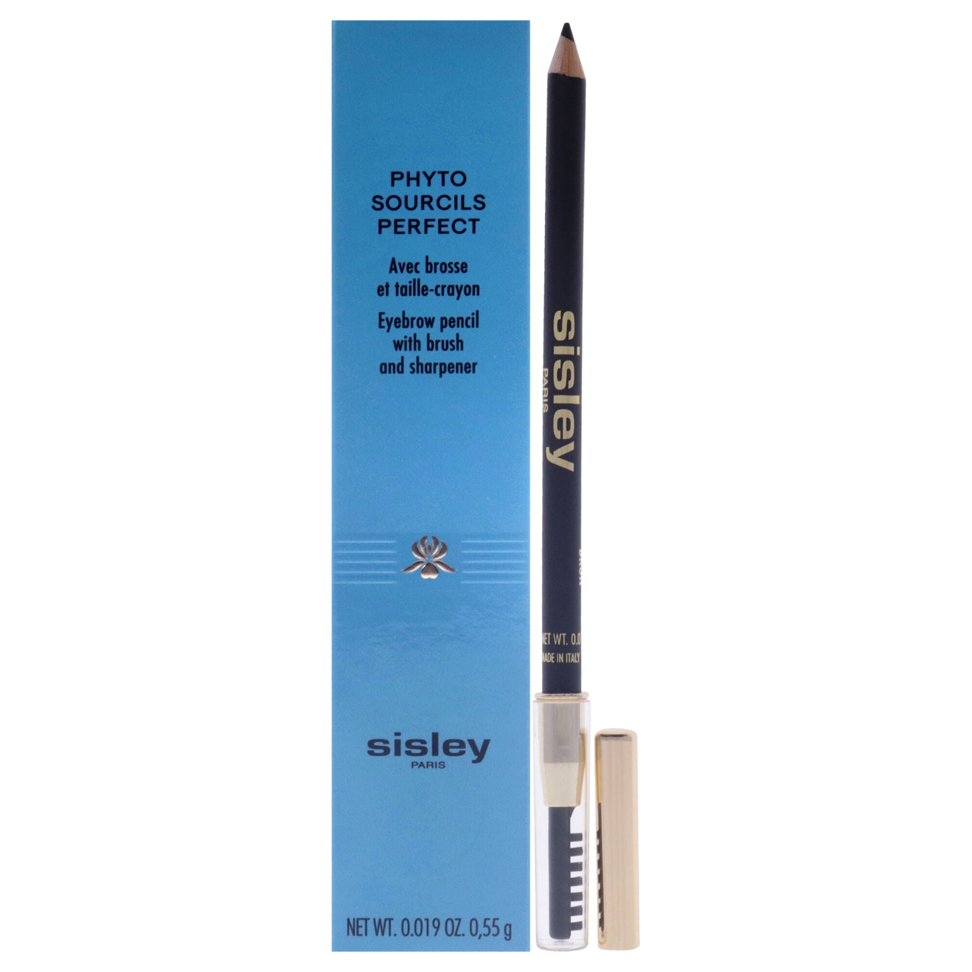 Phyto Sourcils Perfect Eyebrow Pencil With Brush and Sharpener - 03 Brun by Sisley for Women - 0.019 oz Eyebrow Pencil, See Description, hi-res image number 0