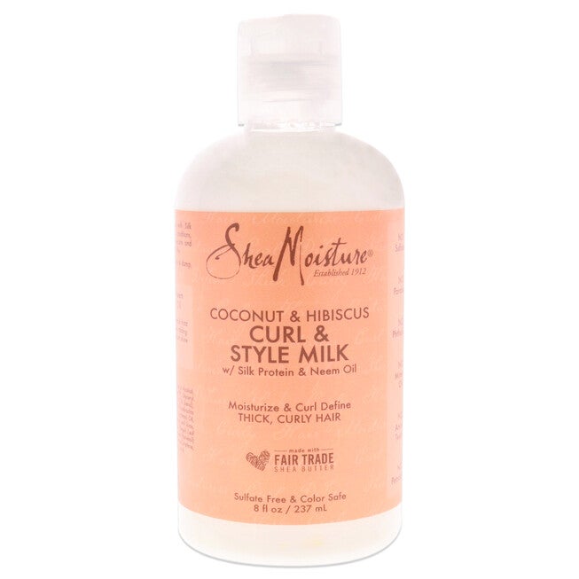 Coconut Hibiscus Curl Style Milk by Shea Moisture for Unisex - 8 oz Cream, NA, hi-res image number null
