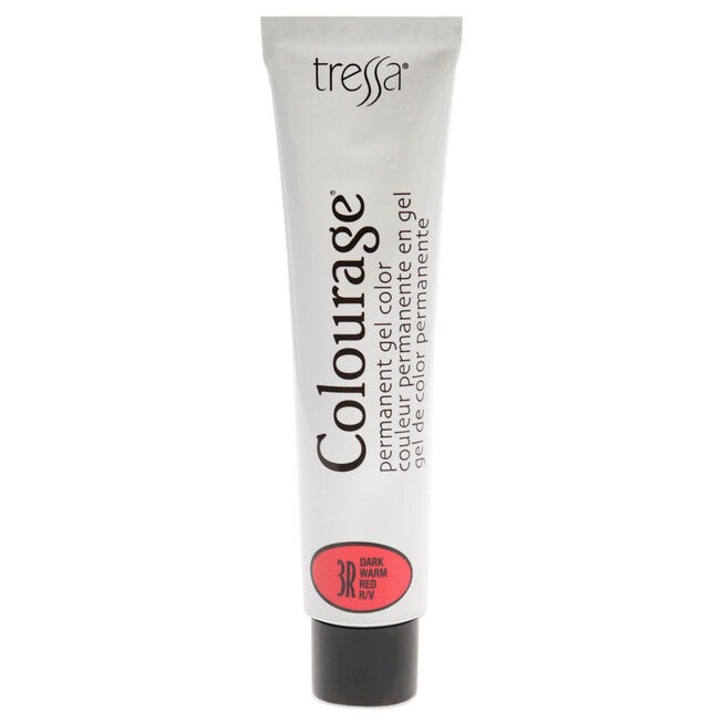 Colourage Permanent Gel Color - 3R Dark Warm Red by Tressa for Unisex - 2 oz Hair Color, NA, alternate image number null
