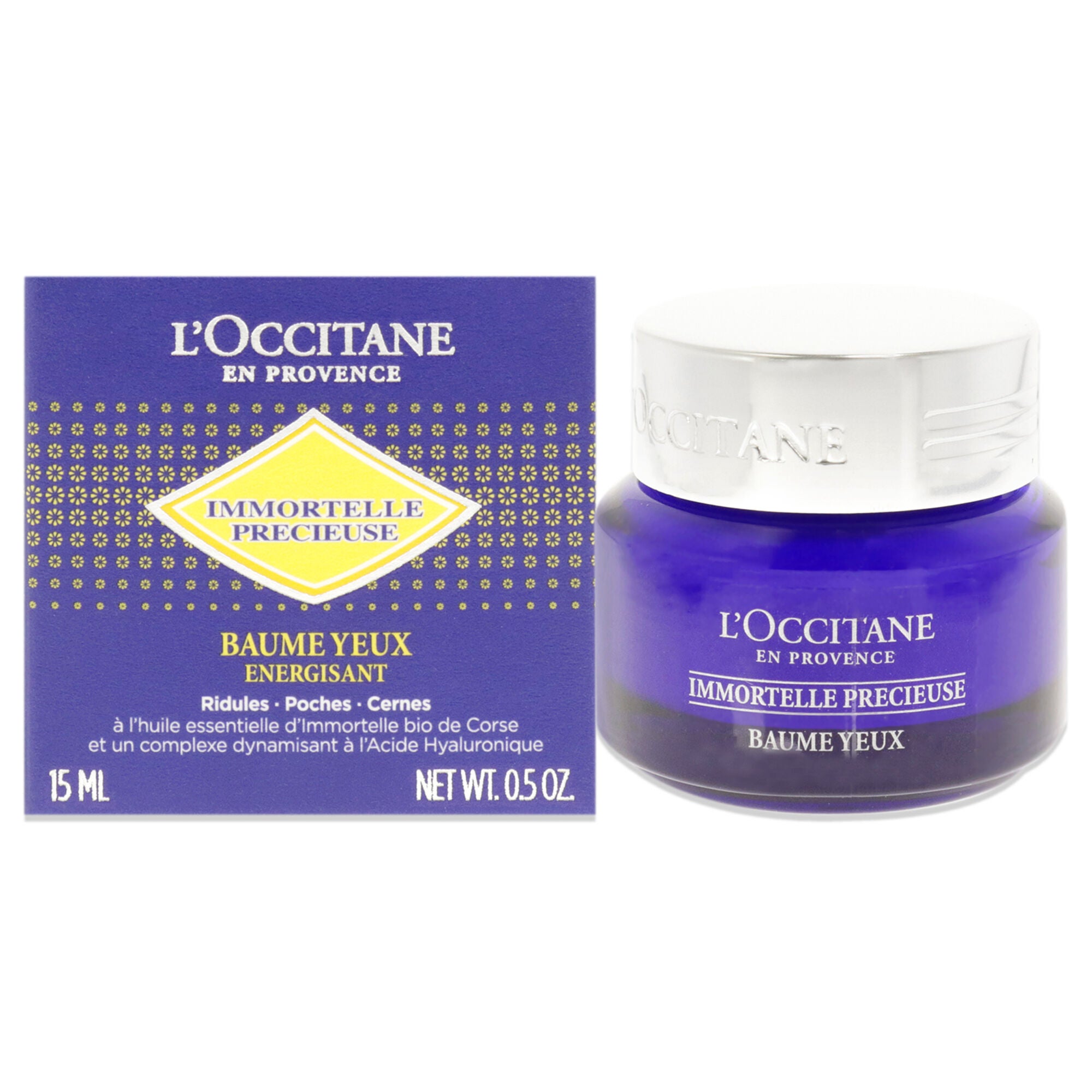 Immortelle Precious Eye Balm by LOccitane for Unisex - 0.5 oz Balm, See Description, hi-res image number 0