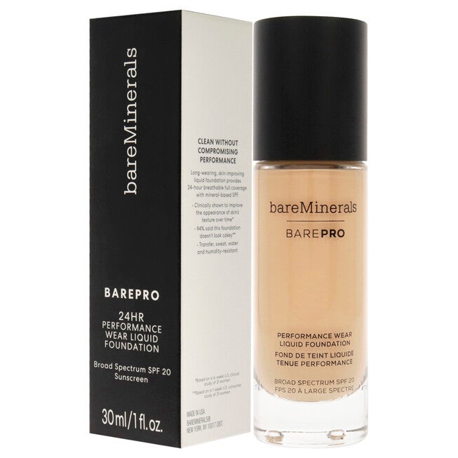Barepro Performance Wear Liquid Foundation SPF 20 - 11 Natural by bareMinerals for Women - 1 oz Foundation, , alternate image number null