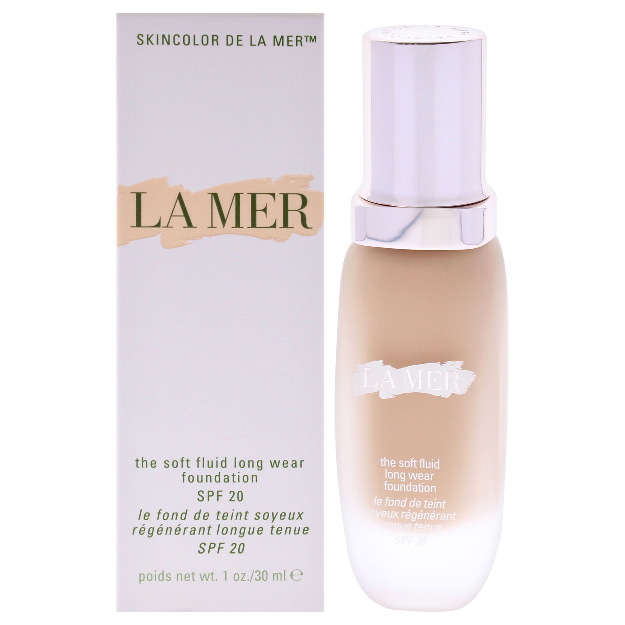 The Soft Fluid Long Wear Foundation SPF 20 - 310 Beige by La Mer for Women - 1 oz Foundation, See Description, hi-res image number 0