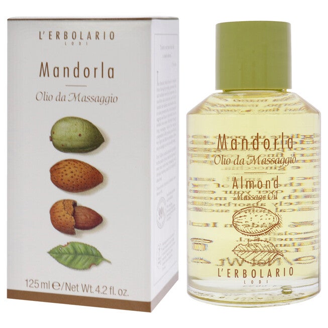 Massage Oil - Almond by LErbolario for Unisex - 4.2 oz Oil, NA, alternate image number null