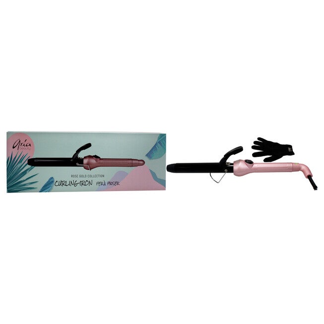 Curling Iron - Rose Gold by Aria Beauty for Women - 1 Inch Curling Iron, NA, alternate image number null