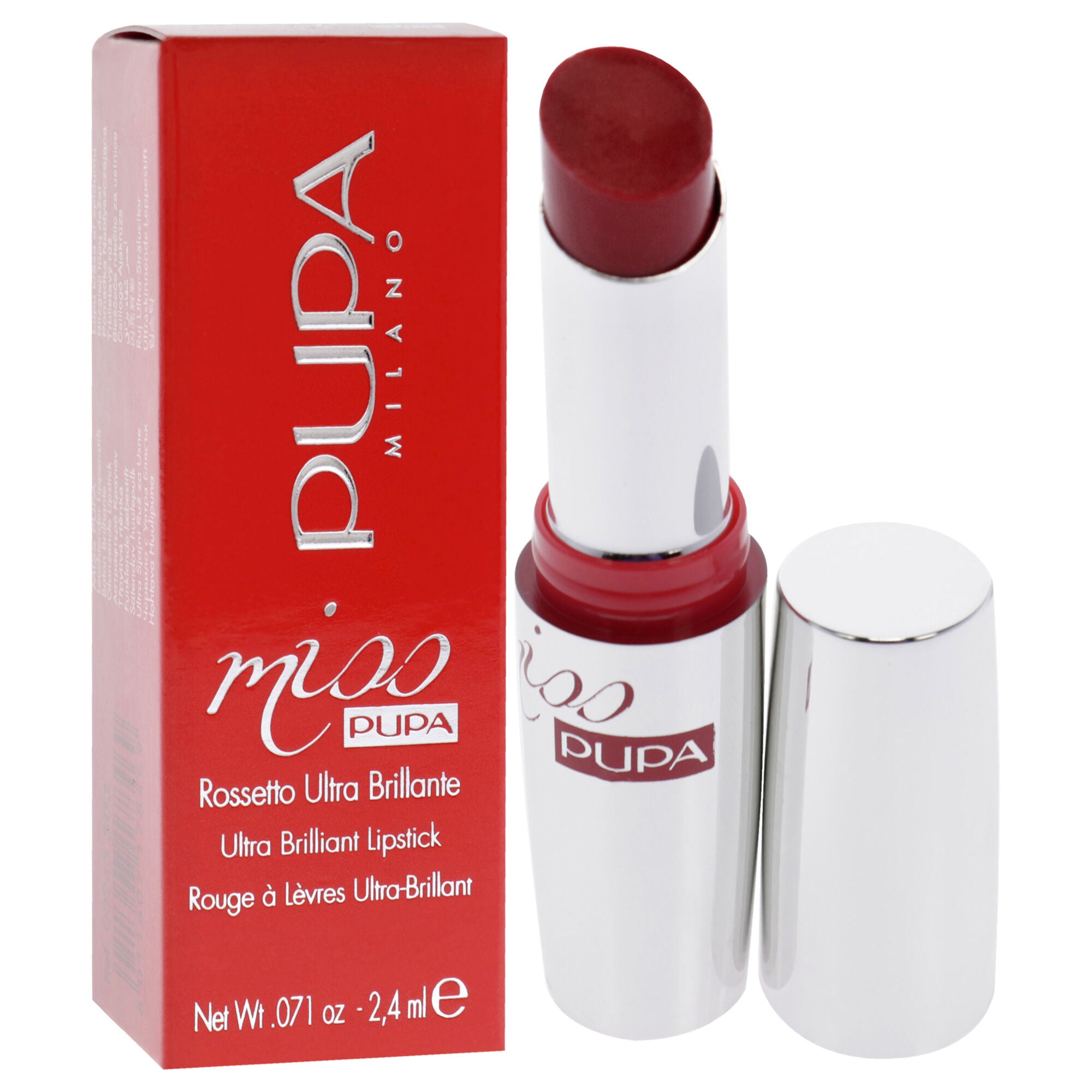 Miss Pupa Ultra Brilliant Lipstick - 503 Spicy Red by Pupa Milano for Women - 0.071 oz Lipstick, , alternate image number 6