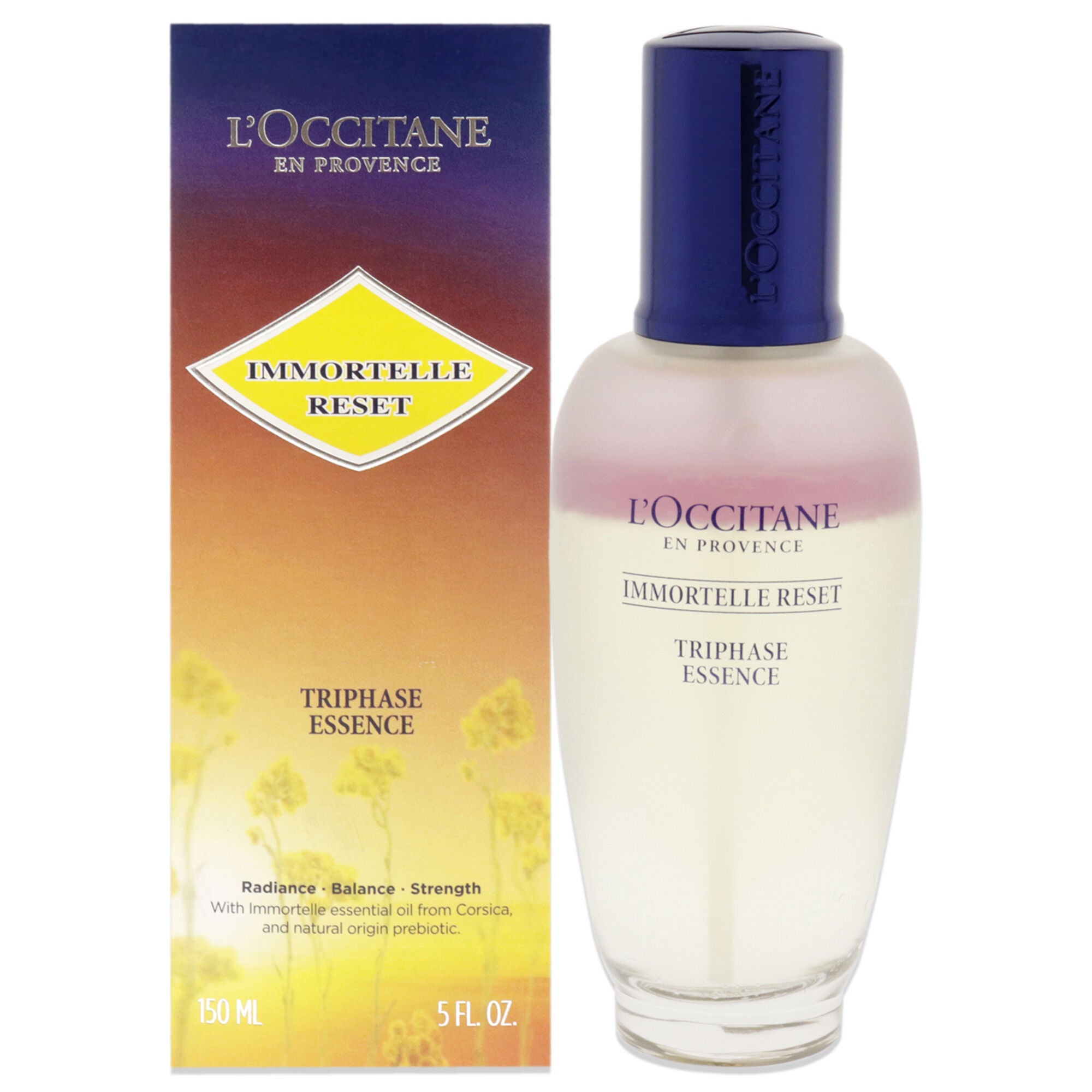 Immortelle Reset Triphase Essence by LOccitane for Women - 5 oz Essence, See Description, hi-res image number 0