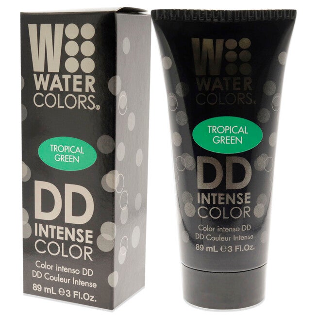 Watercolors DD Intense Color - Tropical Green by Tressa for Unisex - 3 oz Hair Color, , alternate image number null