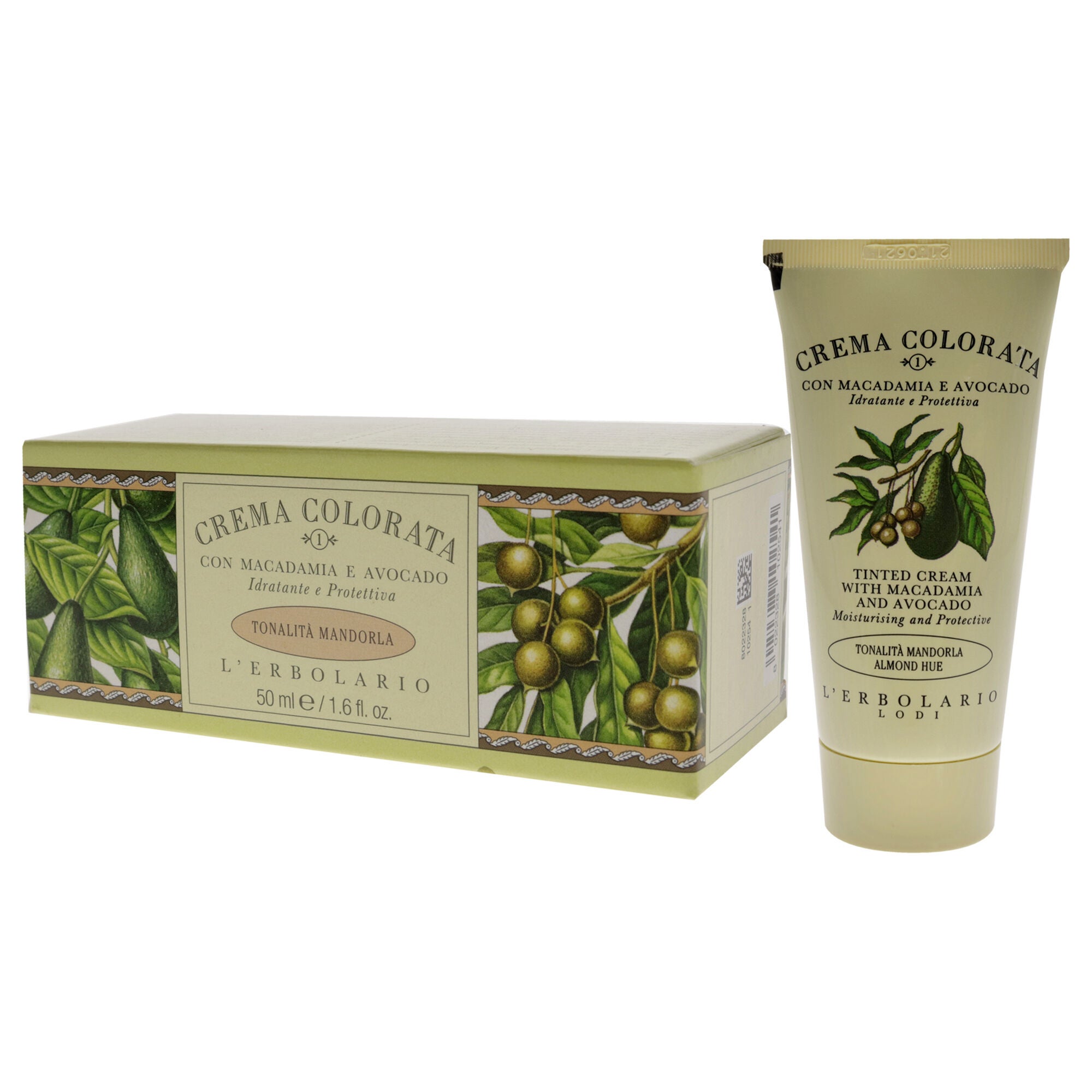 Tinted Cream - Almond Hue by LErbolario for Women - 1.6 oz Cream, See Description, alternate image number 2