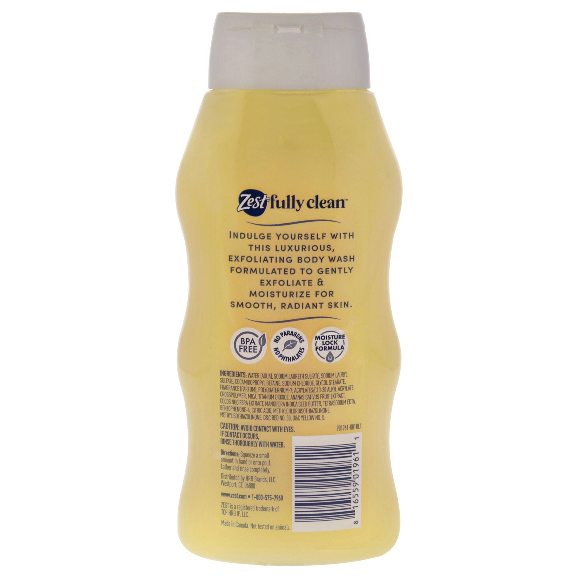 Exfoliate and Smooth Body Wash - Coconut Milk and Mango Butter by Zest for Women - 20 oz Body Wash, See Description, alternate image number 1
