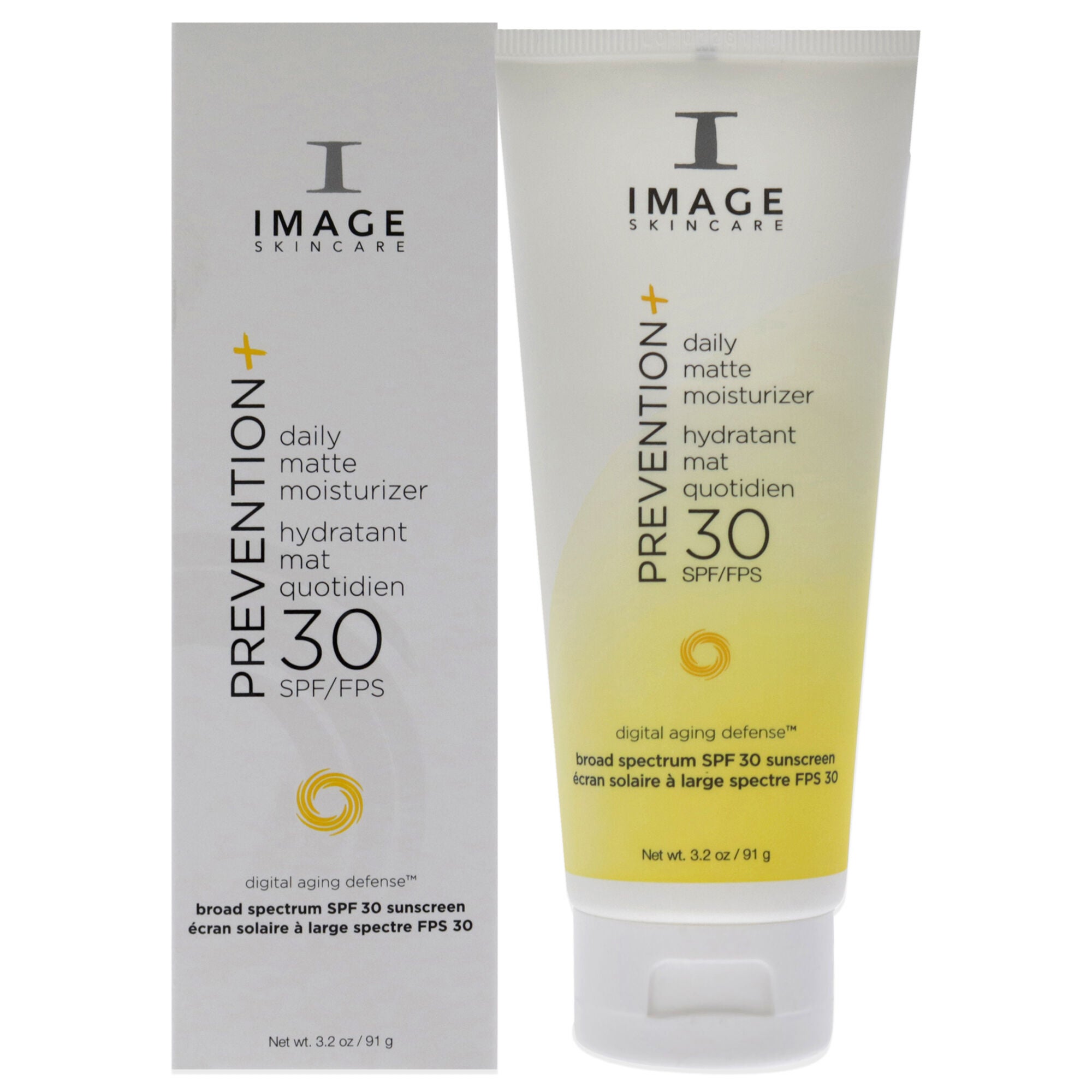 Prevention Plus Daily Matte Moisturizer SPF 30 by Image for Unisex - 3.2 oz Sunscreen, See Description, hi-res image number 0