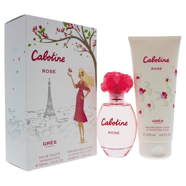 Cabotine Rose by Parfums Gres for Women - 2 Pc Gift Set 3.4oz EDT Spray, 6.76oz Perfumed Body Lotion, , alternate image number 7