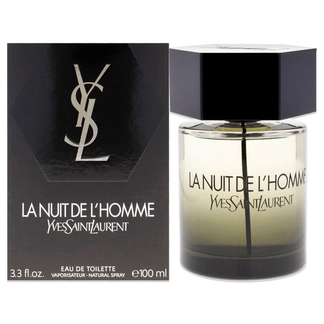 La Nuit De LHomme by Yves Saint Laurent for Men - 3.3 oz EDT Spray, NA, hi-res image number null