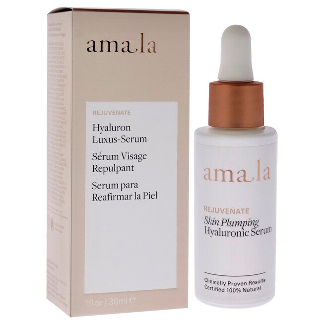 Skin Plumping Hyaluronic Serum by Amala for Women - 1 oz Serum, NA, alternate image number null