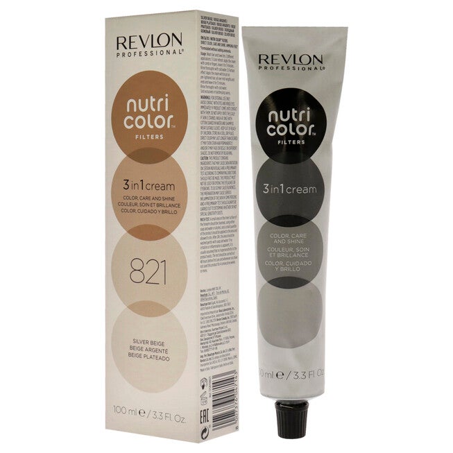 Nutri Color Cream - 821 Silver Beige by Revlon for Unisex - 3.3 oz Hair Color, NA, alternate image number null