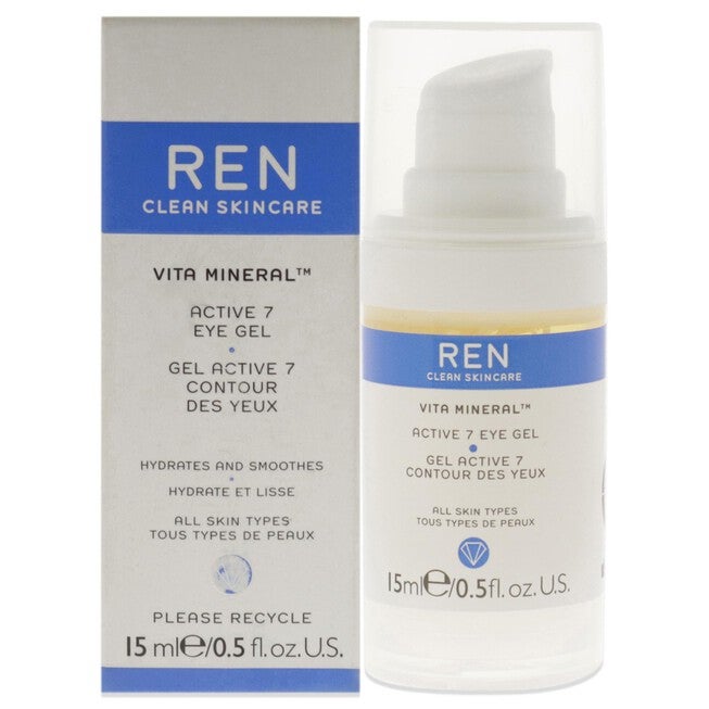 Vita Mineral Active 7 Eye Gel by REN for Unisex - 0.5 oz Eye Gel, NA, hi-res image number null