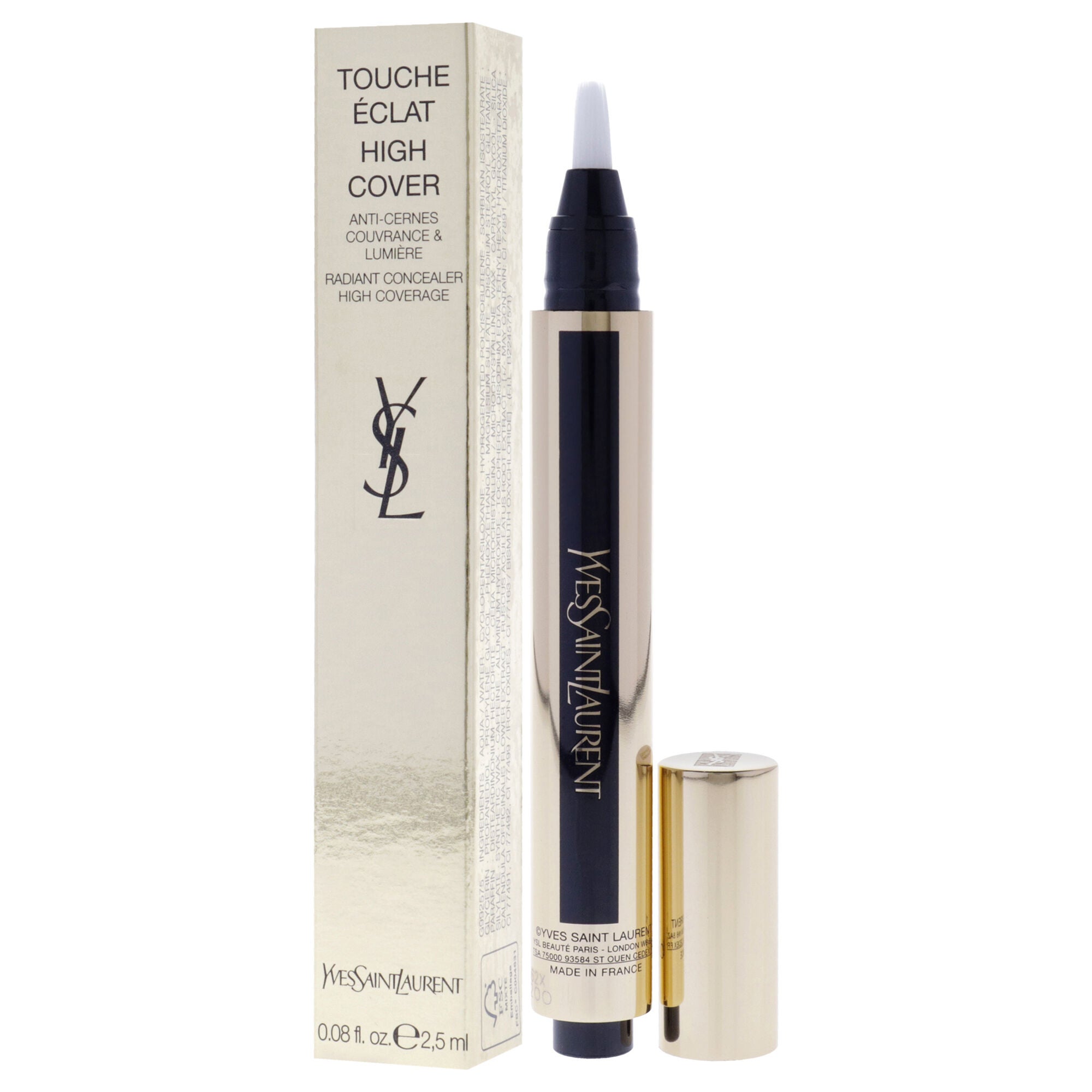 Touche Eclat High Cover - 0.75 Sugar by Yves Saint Laurent for Women - 0.08 oz Concealer, See Description, alternate image number 2