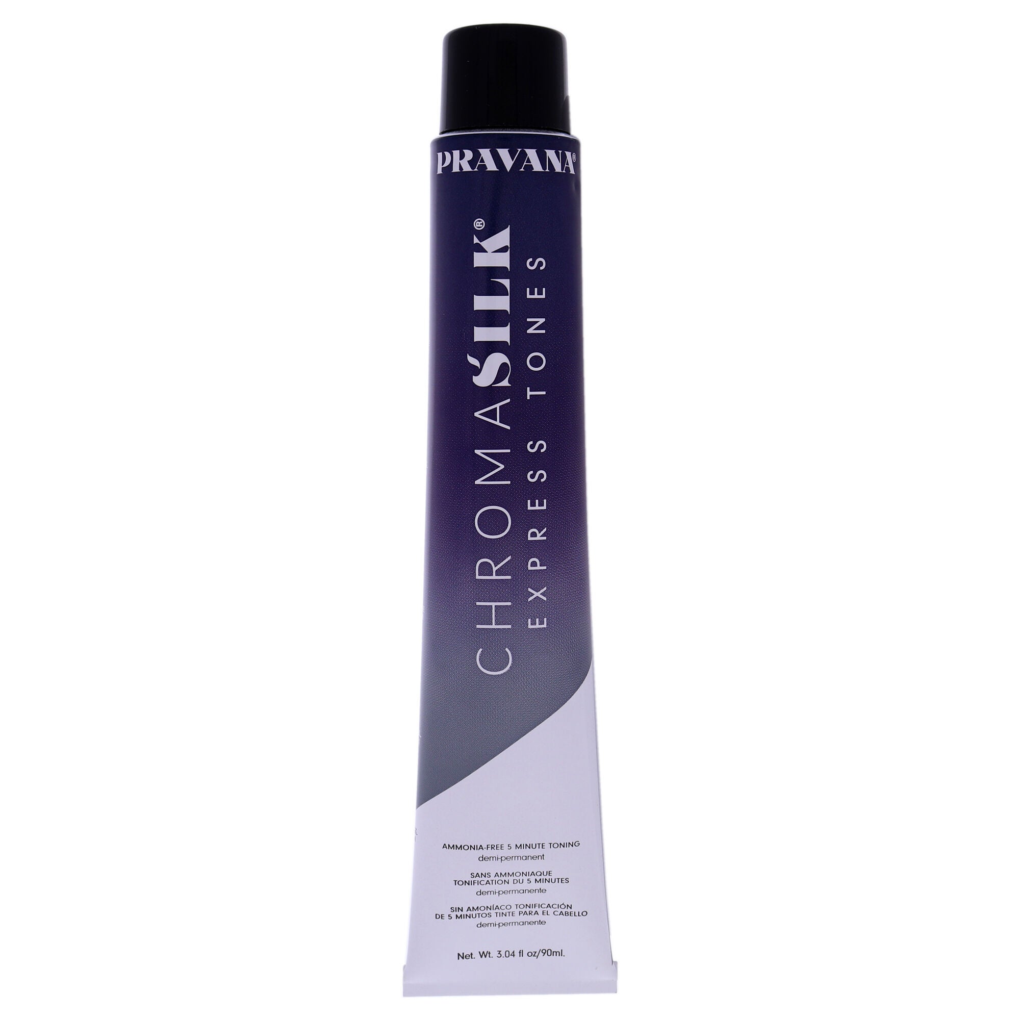 ChromaSilk Express Tones - Dark Neutral Ash by Pravana for Unisex - 3 oz Hair Color, See Description, alternate image number 1