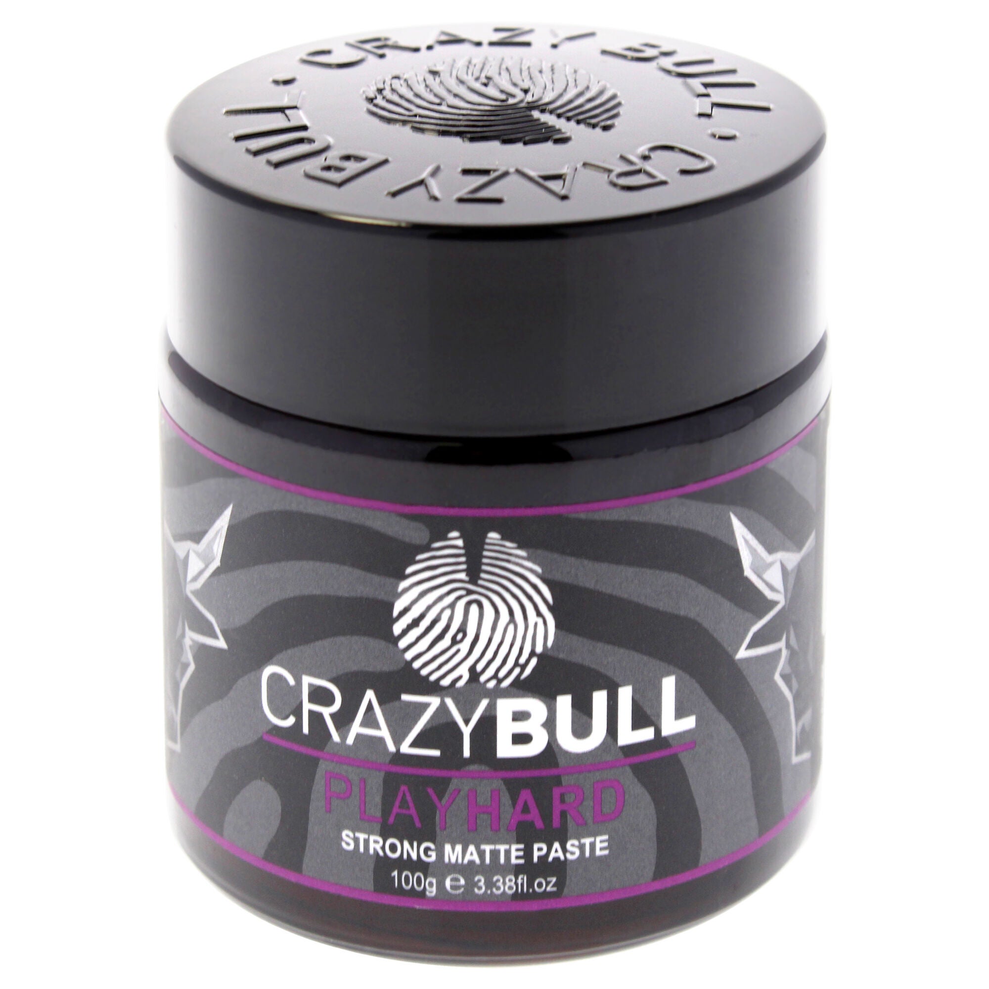 Play Hard Paste - Strong Matte by Crazy Bull Hair for Men - 3.38 oz Paste, See Description, hi-res image number 0
