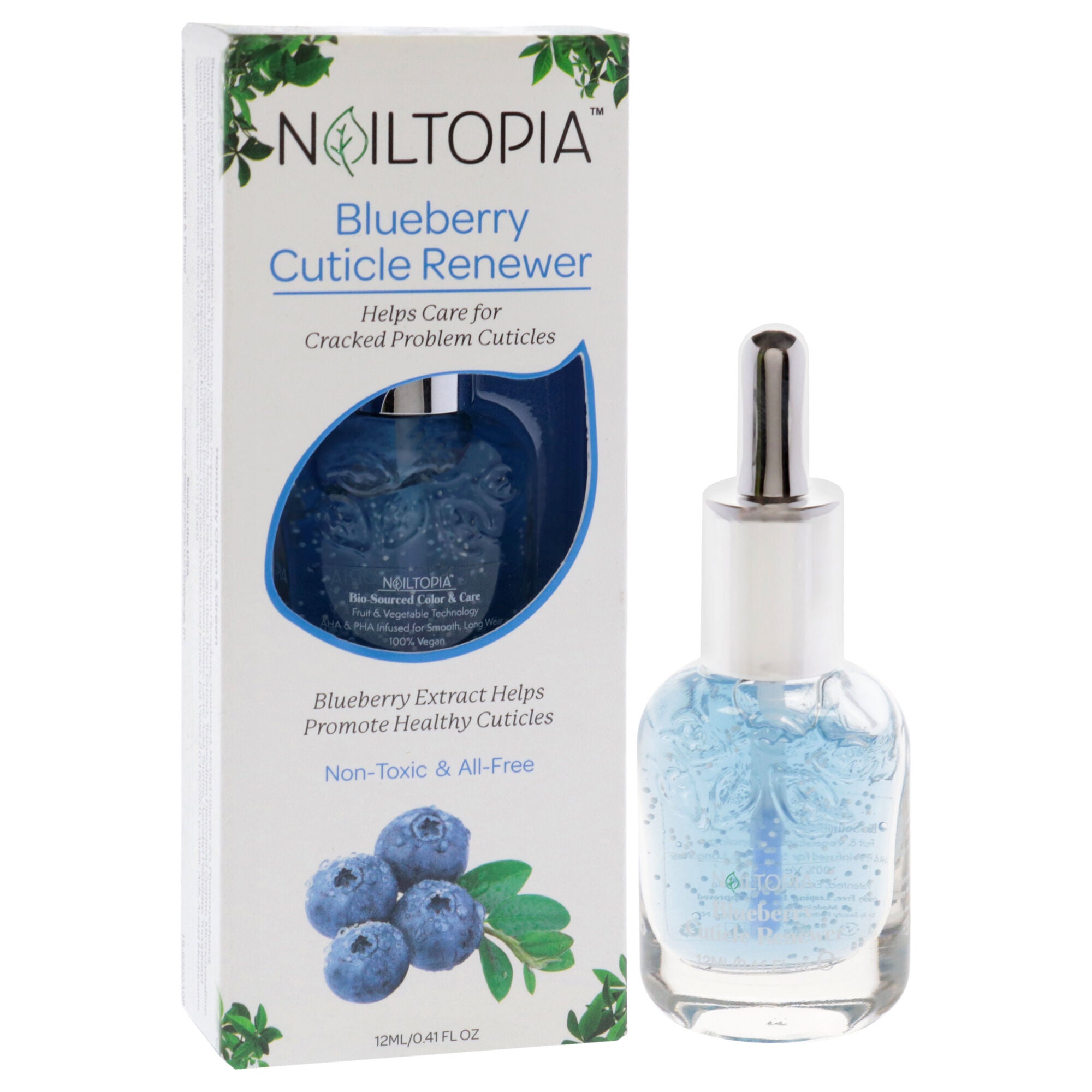 Cuticle Renewer - Blueberry by Nailtopia for Women - 0.41 oz Nail Treatment, See Description, alternate image number 1