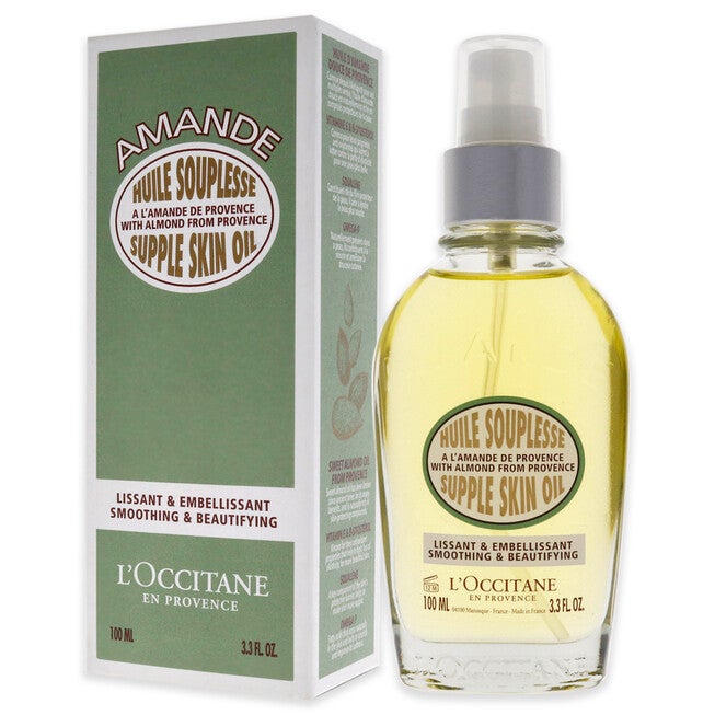 Almond Supple Skin Oil by LOccitane for Unisex - 3.4 oz Body Oil, NA, alternate image number null