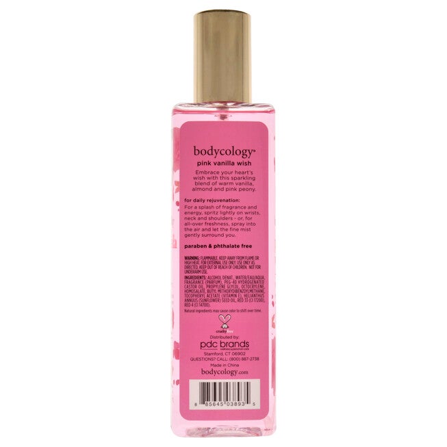 Pink Vanilla Wish by Bodycology for Women - 8 oz Fragrance Mist, NA, alternate image number null