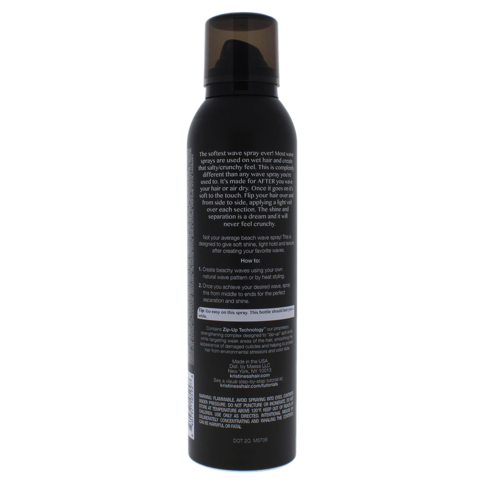 Soft Shine Beach Wave Spray by Kristin Ess for Unisex - 6.7 oz Hair Spray, , alternate image number 4