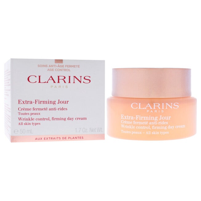 Extra Firming Day Wrinkle Control Day Cream - All Skin Type by Clarins for Unisex - 1.7 oz Day Cream, See Description, alternate image number 4