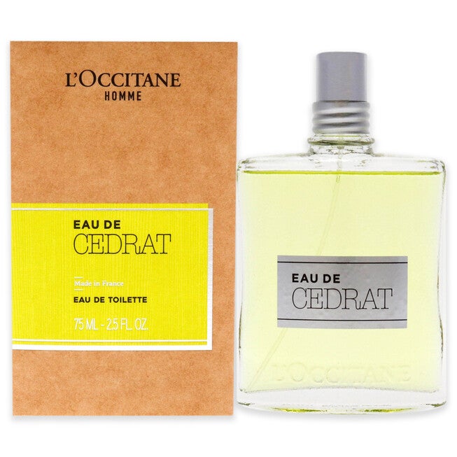 Eau de Cedrat by LOccitane for Men - 2.5 oz EDT Spray, NA, hi-res image number null
