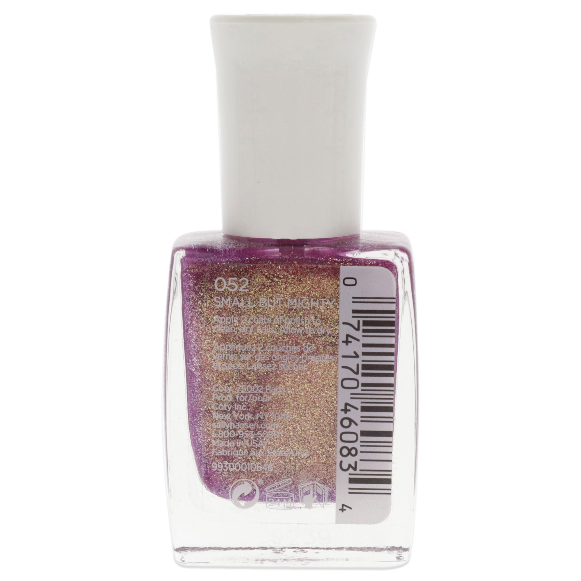 Mega Strength Nail Color - 052 Small but Mighty by Sally Hansen for Women - 0.4 oz Nail Polish, See Description, alternate image number 2