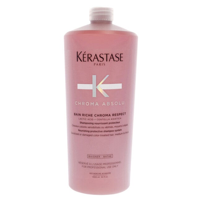 Chroma Absolu Bain Riche Respect Shampoo by Kerastase for Unisex - 34 oz Shampoo, NA, hi-res image number null