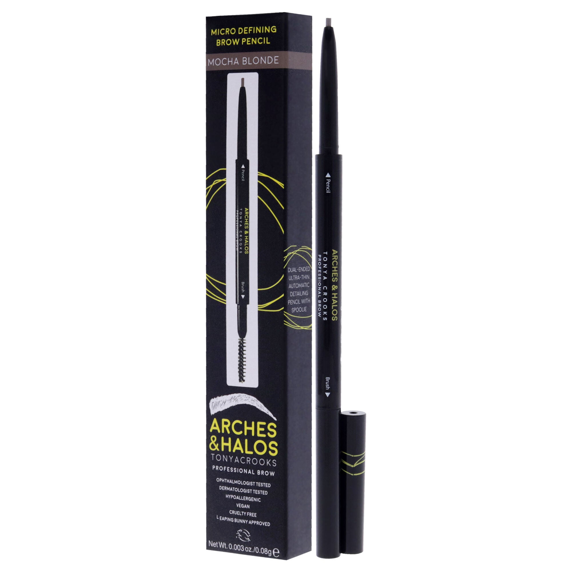 Micro Defining Brow Pencil - Mocha Blonde by Arches and Halos for Women - 0.003 oz Eyebrow Pencil, , alternate image number 7