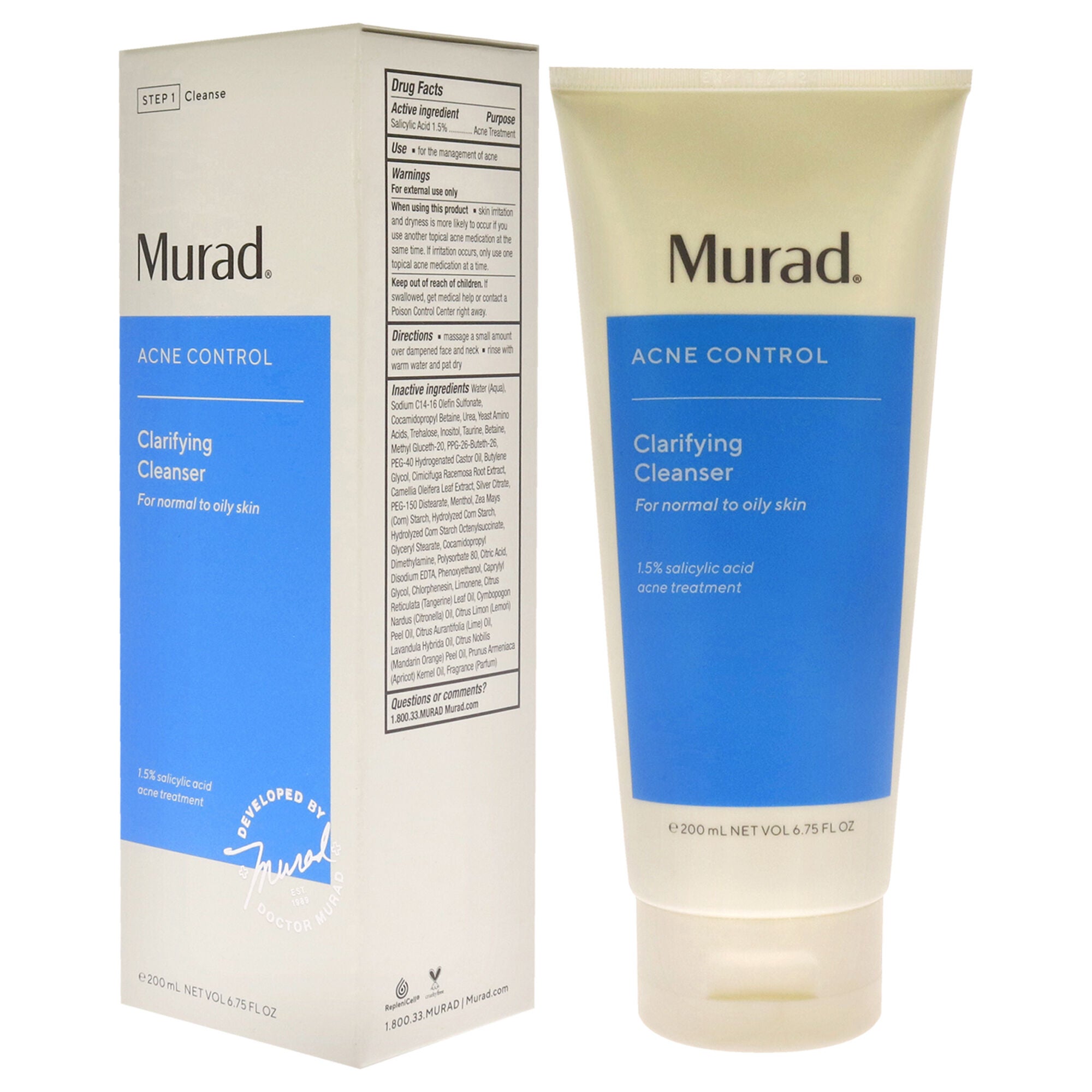 Clarifying Cleanser by Murad for Unisex - 6.75 oz Cleanser, , alternate image number 6