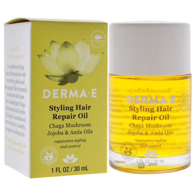 Styling Hair Repair Oil by Derma-E for Unisex - 1 oz Oil, , alternate image number null
