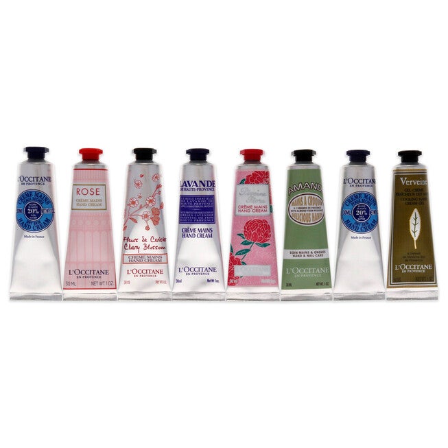 "Fantastic 8 Hand Creams Kit by LOccitane for Unisex - 8 x 1 oz Shea Dry Skin, Rose, Cherry Blossom, Lavender, Pivoine Flora, Almond, Hand Cream", , alternate image number null