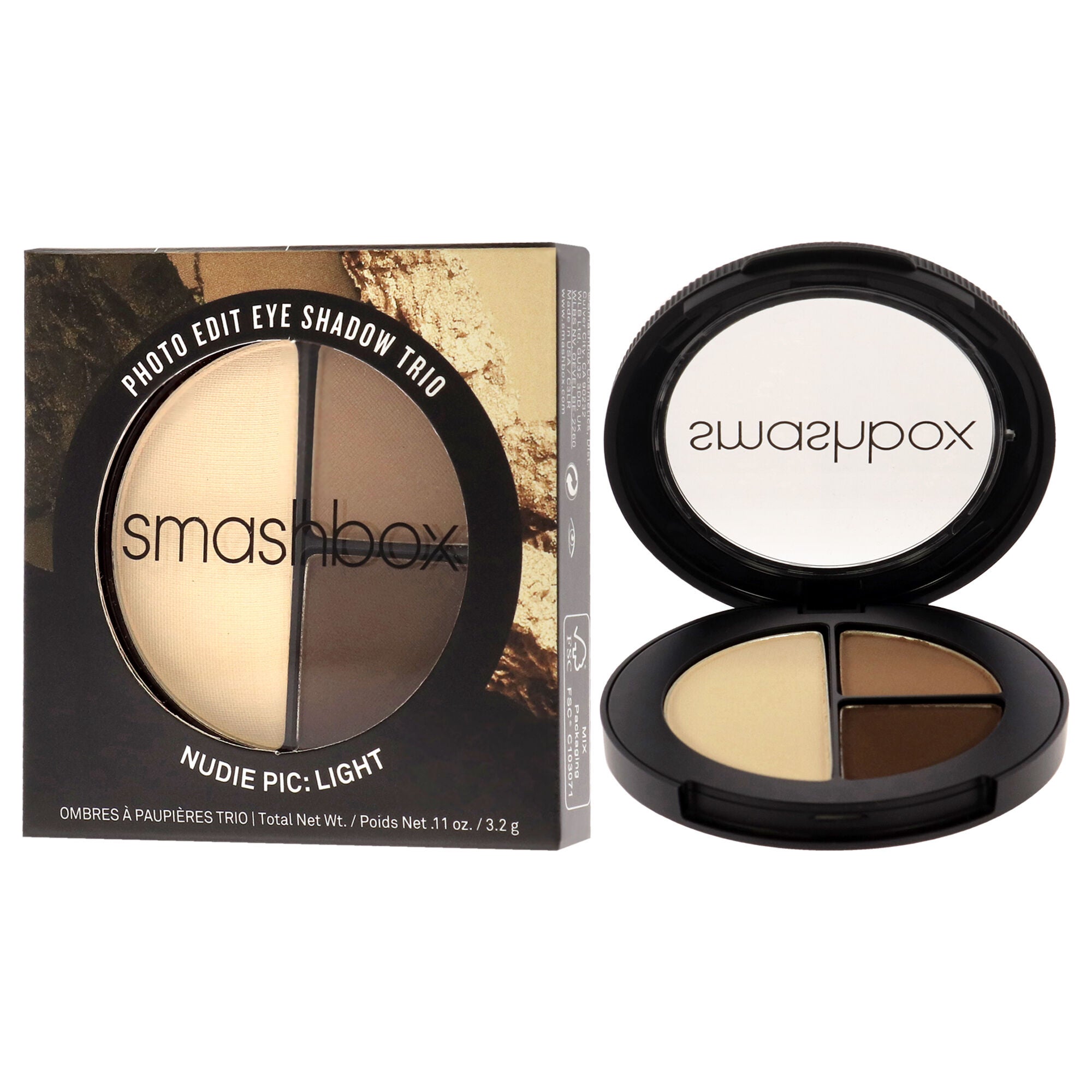 Photo Edit Eye Shadow Trio - Light by SmashBox for Women - 0.11 oz Eye Shadow, See Description, alternate image number 3