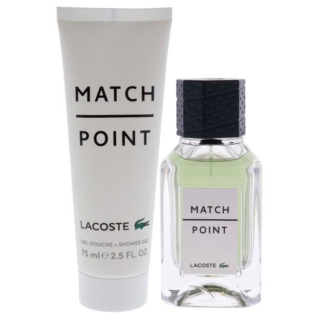 Match Point by Lacoste for Men - 2 Pc Gift Set 1.6oz EDT Spray, 2.5oz Shower Gel, NA, alternate image number null