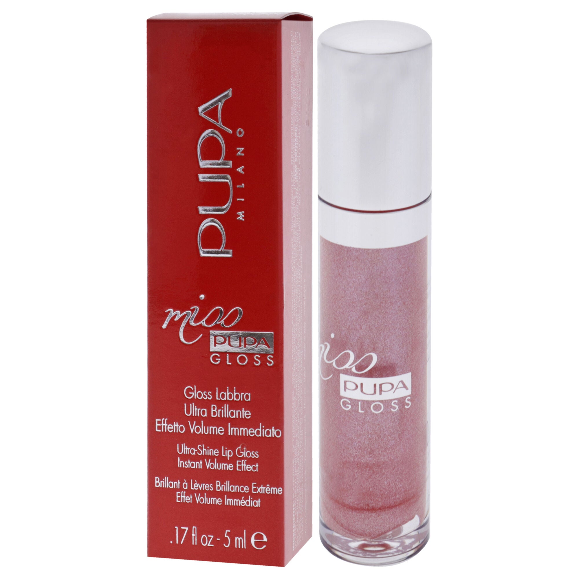 Miss Pupa Gloss Ultra-Shine Lip Gloss - 301 Sweet Candy by Pupa Milano for Women - 0.17 oz Lip Gloss, See Description, alternate image number 2