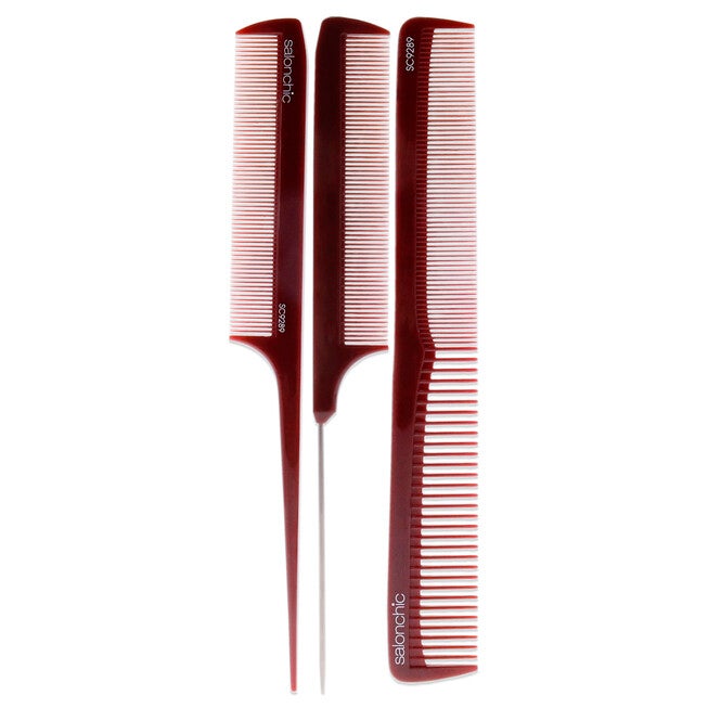 SalonChic Comb Set by SalonChic for Unisex - 3 Pc Comb, See Description, alternate image number 2
