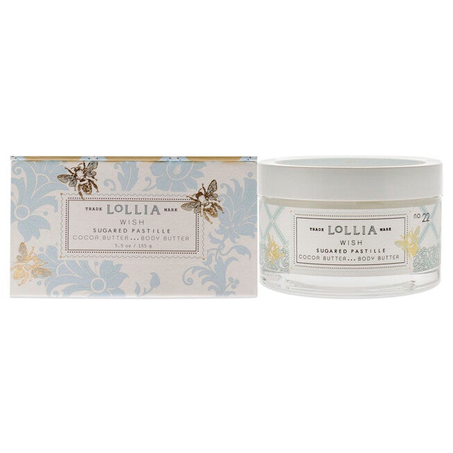 Wish Body Butter - Sugared Pastille by Lollia for Unisex - 5.5 oz Moisturizer, NA, hi-res image number null