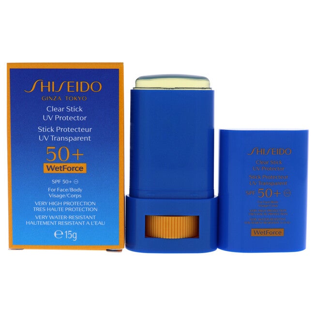 Clear Sunscreen Stick SPF 50 Plus by Shiseido for Unisex - 0.52 oz Sunscreen, , alternate image number 4